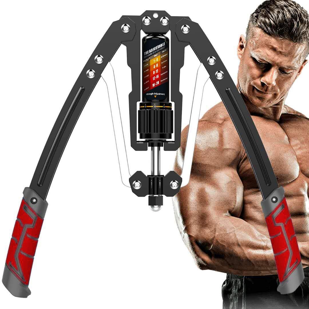 Adjustable Hydraulic Power Twister Arm Exerciser – 22-440lbs Strength Training Equipment for Home Gym, Chest & Shoulder Workout