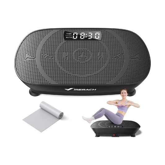Vibration Plate Exercise Machine – Whole Body Workout Platform with Bluetooth & Silicone Pedal, Auto Mode for Home Fitness