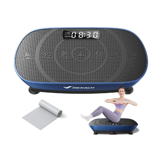 Vibration Plate Exercise Machine – Whole Body Workout Platform with Bluetooth & Silicone Pedal, Auto Mode for Home Fitness